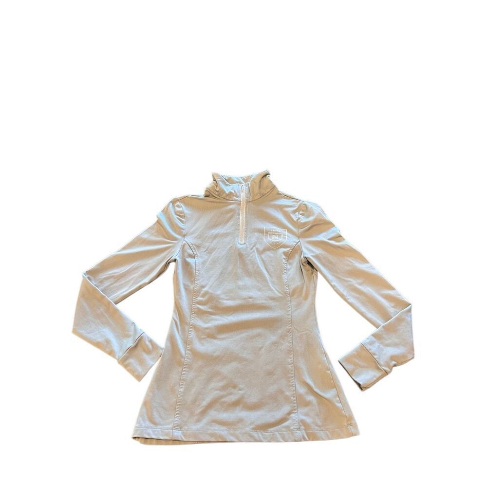 Noel Asmar Women's Equestrian Horse Riding Technical Base Layer Top Gray XS